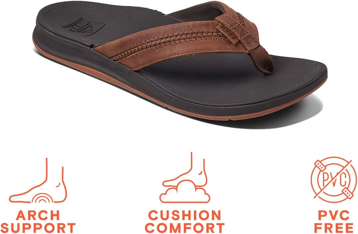 Reef Men's Lthr Ortho Coast Sandal