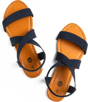 Rekayla Flat Elastic Sandals for Women