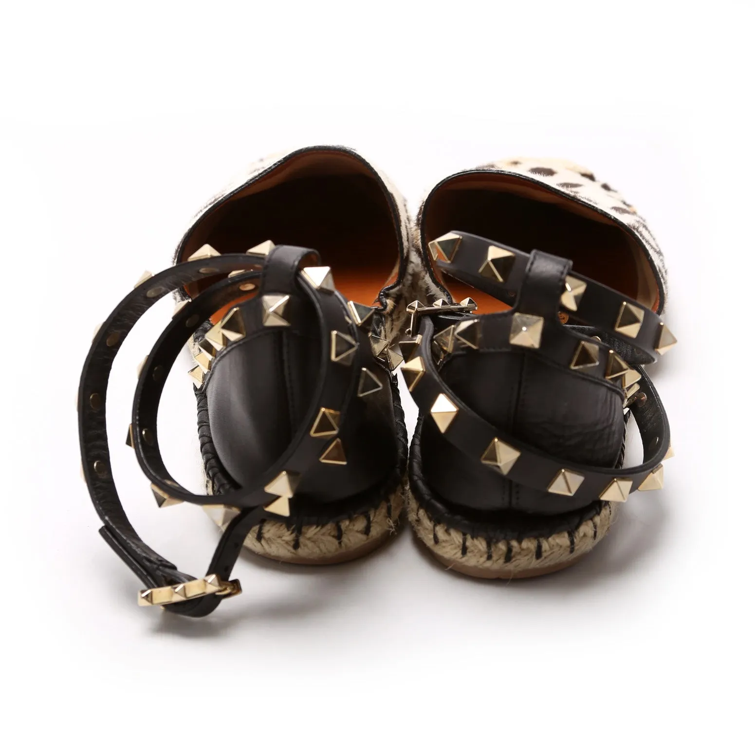 Rockstud Espadrille Flats Size 39