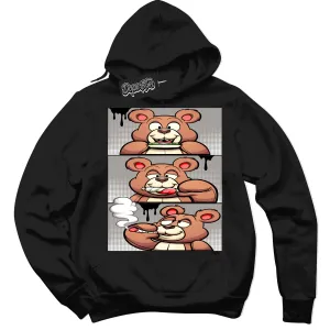 Satin Shadow 1s Sneaker Hoodie Roll It Lick It Smoke It Bear Graphic