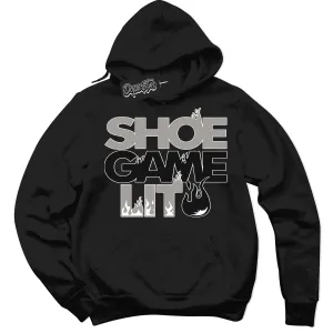 Satin Shadow 1s Sneaker Hoodie Shoe Game Lit Graphic