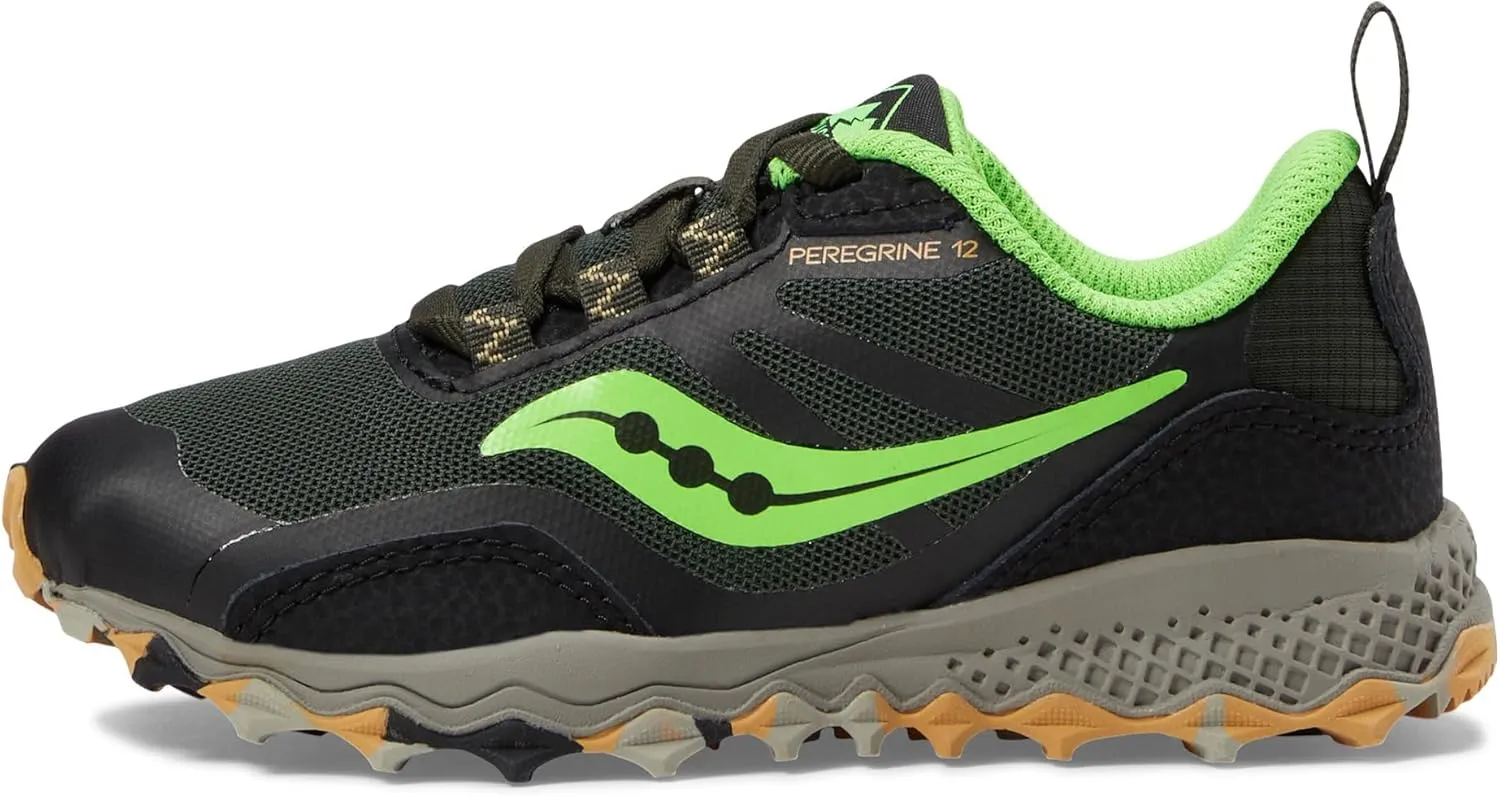 Saucony Unisex-Child Peregrine 12 Shield Sneaker