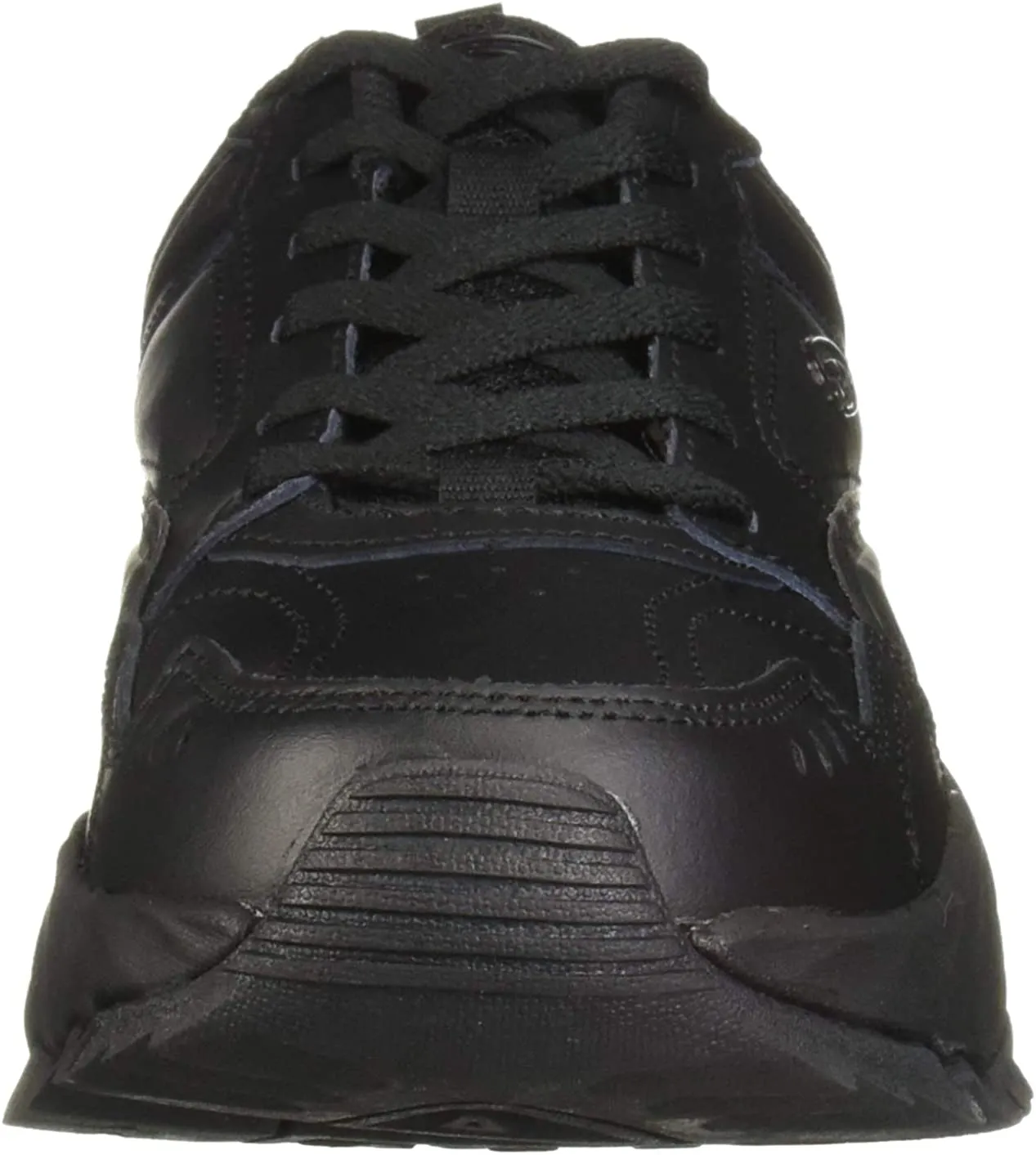 Sebastian Treaded VIP sale Up Top Black Extensive range Sneaker Rubber Low Leather Dr. Scholl's Sole Lace