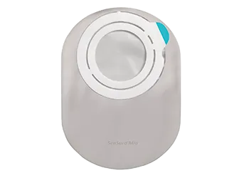 Sensura Mio Flex Closed, Opaque With Inspection Window 7" (18cm), Flange 2" (50mm) - Box of 30