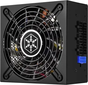SilverStone Technology SX500W SFX-L Form Factor 80 Plus Gold Full Modular Lengthened Power Supply with  12V Single Rail, Active PFC (SX500-LG)