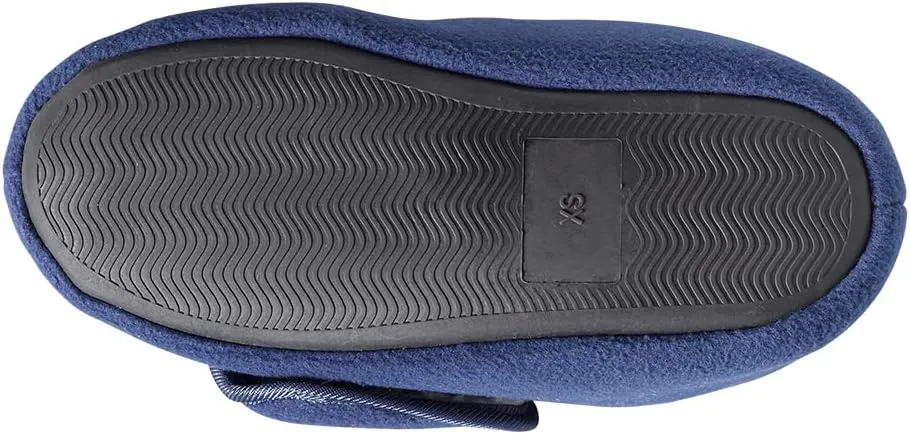 Silvert's Adaptive Clothing & Footwear Men’s & Women’s Extra Wide Soft Fleece Diabetic Bootie Slippers for Seniors