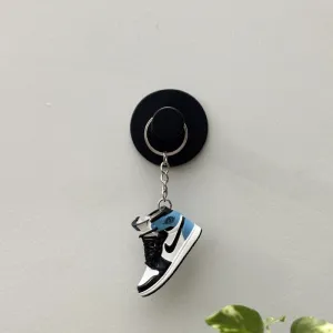 Single Sneaker Keychain - AJ1 Obsidian High (No Box)