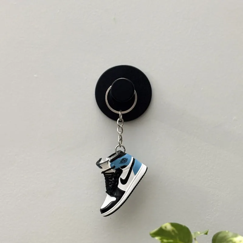 Single Sneaker Keychain - AJ1 Obsidian High (No Box)