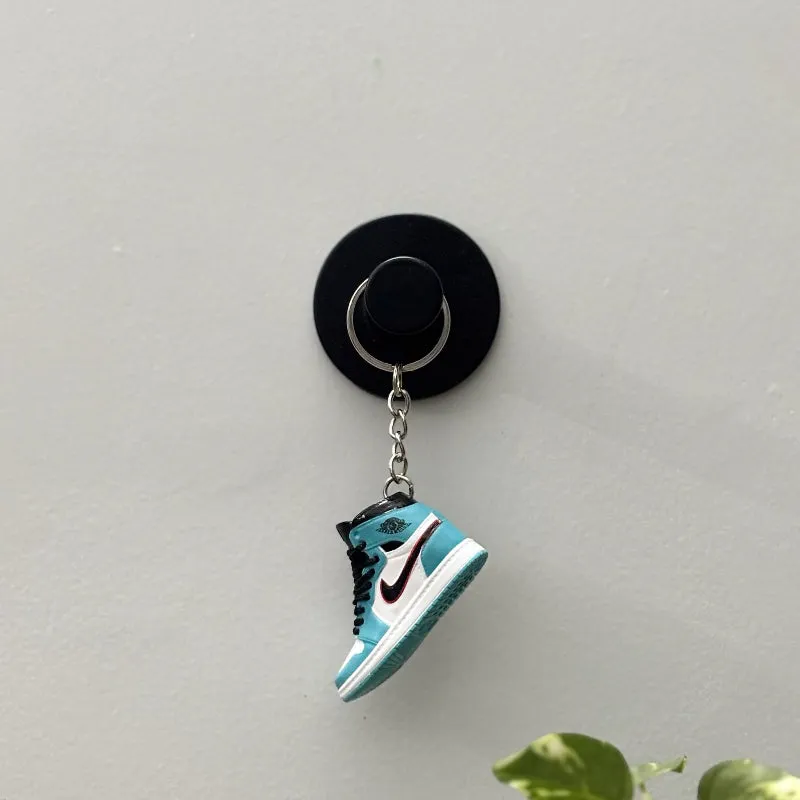 Single Sneaker Keychain - AJ1 UNC Red Swoosh High With Box