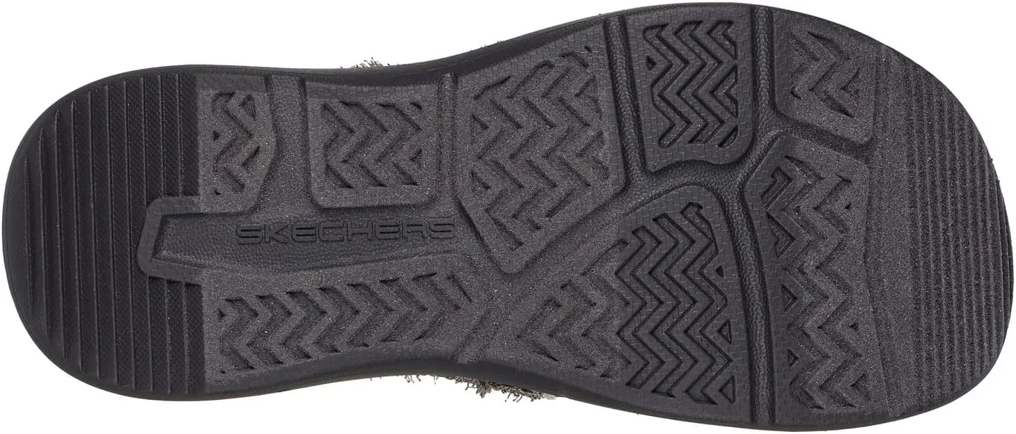Skechers Men's Parson Sd-Gino Thong Sandal with Frayed Edges