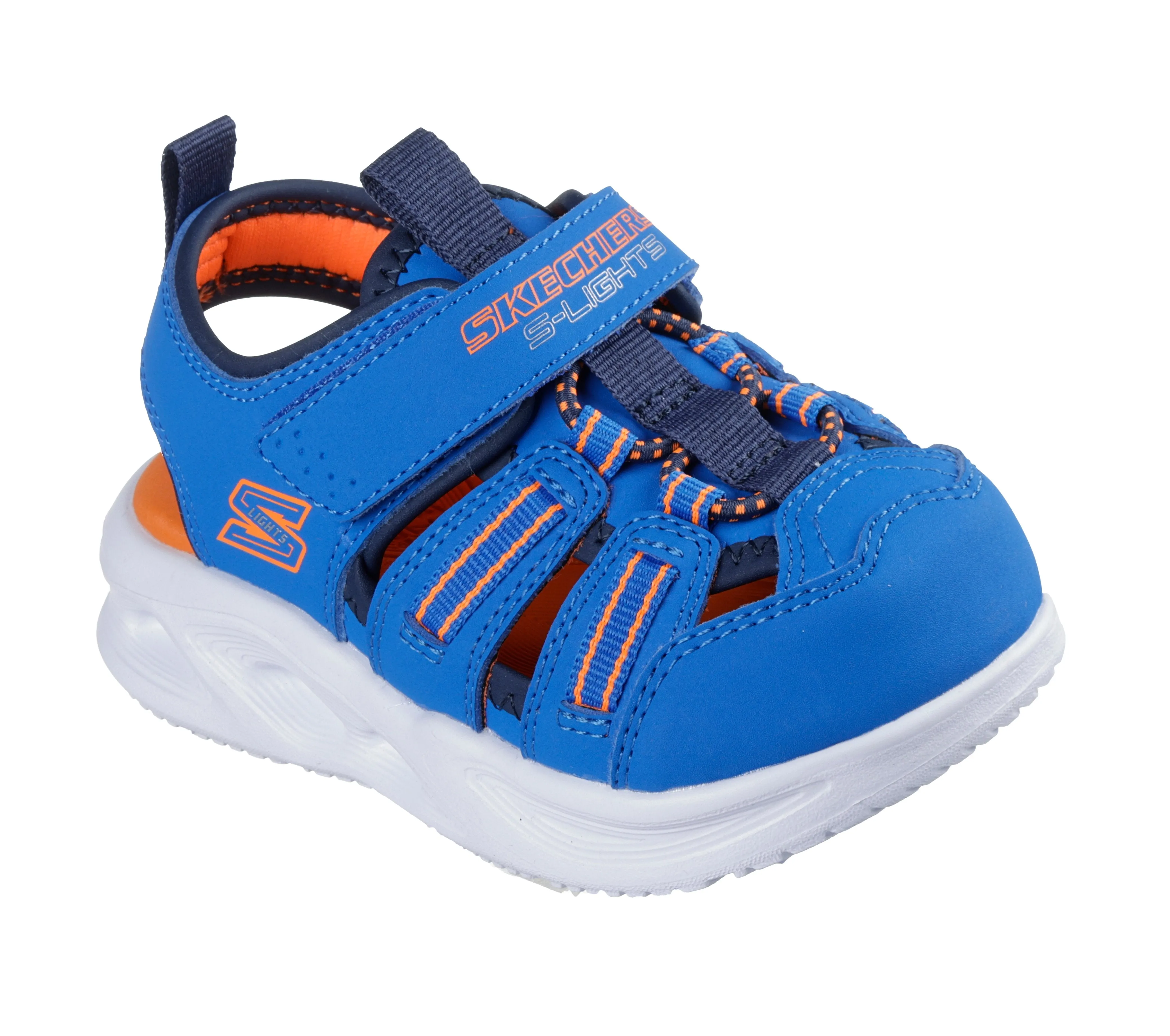 Skechers Sola Glow Boys Sandal - Black/Navy
