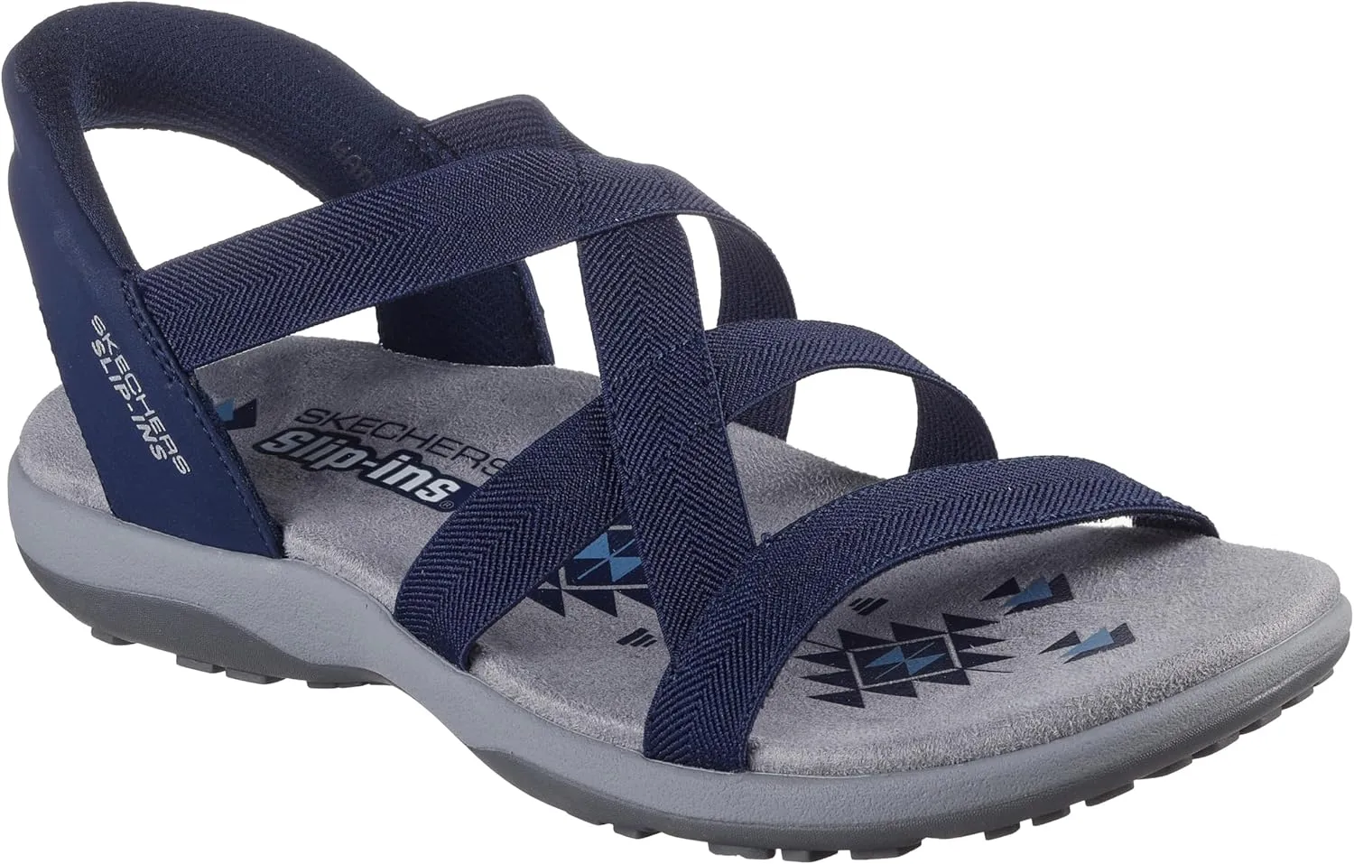 Skechers Women's Reggae Slim-Stretch Flex Hands Free Slip-ins Sandal