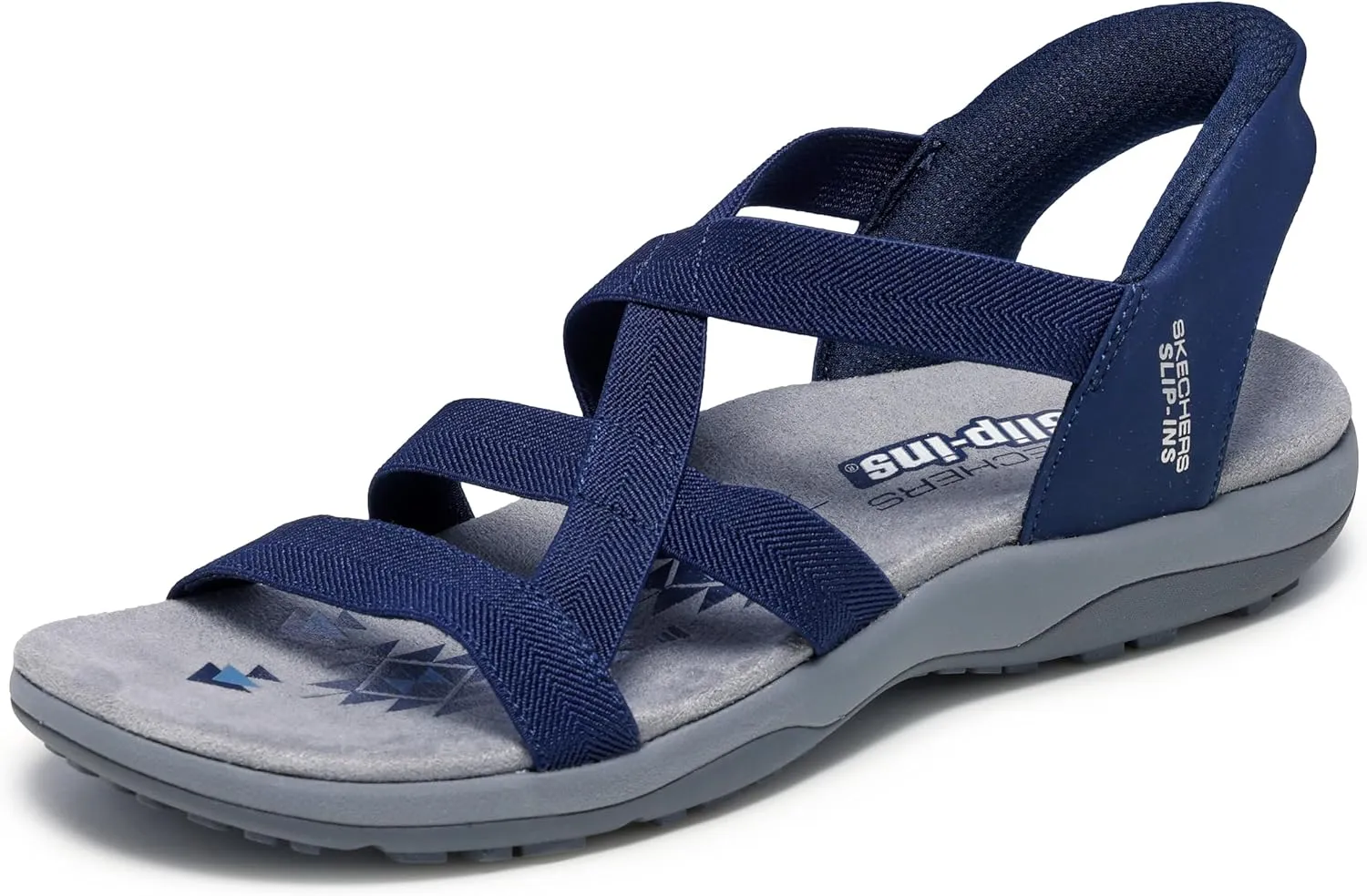 Skechers Women's Reggae Slim-Stretch Flex Hands Free Slip-ins Sandal