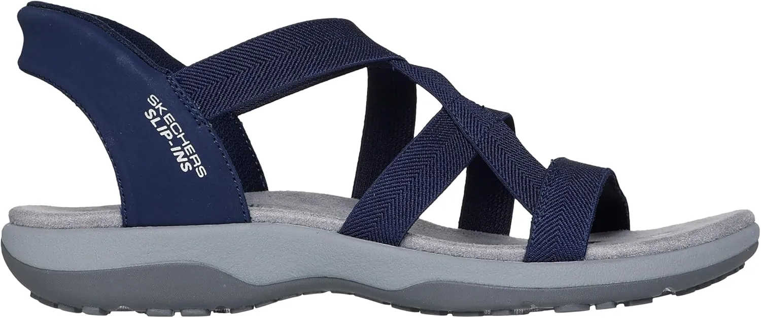 Skechers Women's Reggae Slim-Stretch Flex Hands Free Slip-ins Sandal
