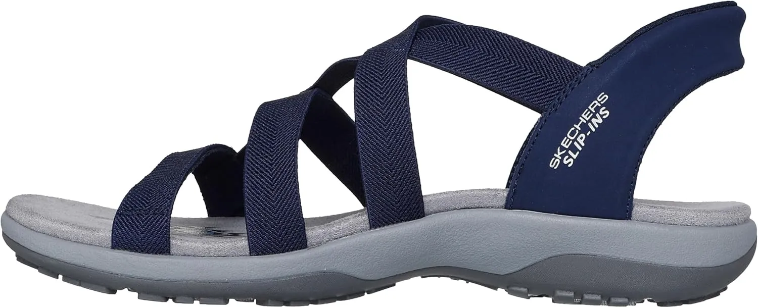 Skechers Women's Reggae Slim-Stretch Flex Hands Free Slip-ins Sandal