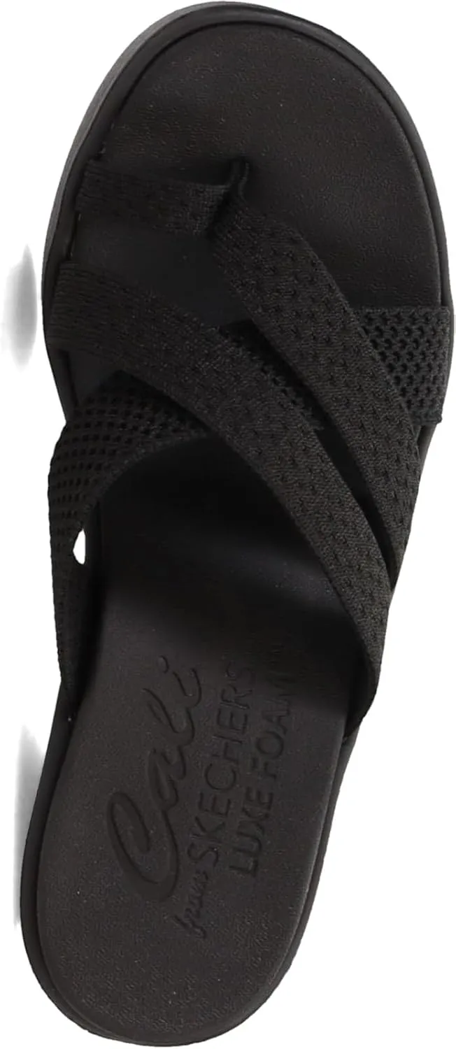 Skechers Women's Rumble on-Heat Maze Wedge Sandal