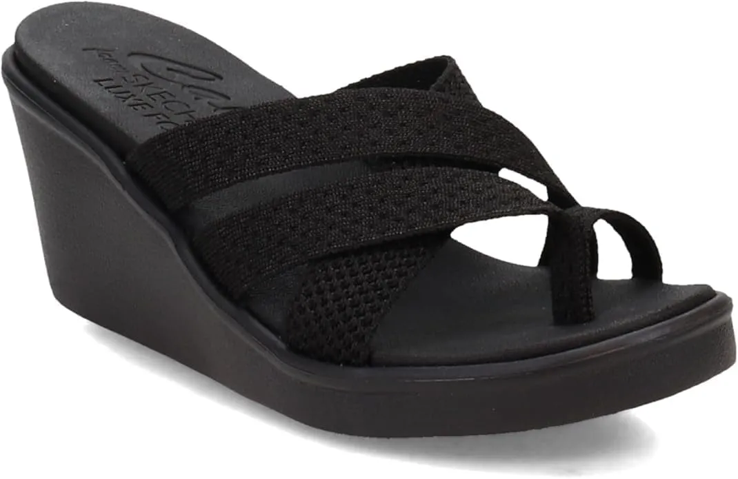 Skechers Women's Rumble on-Heat Maze Wedge Sandal
