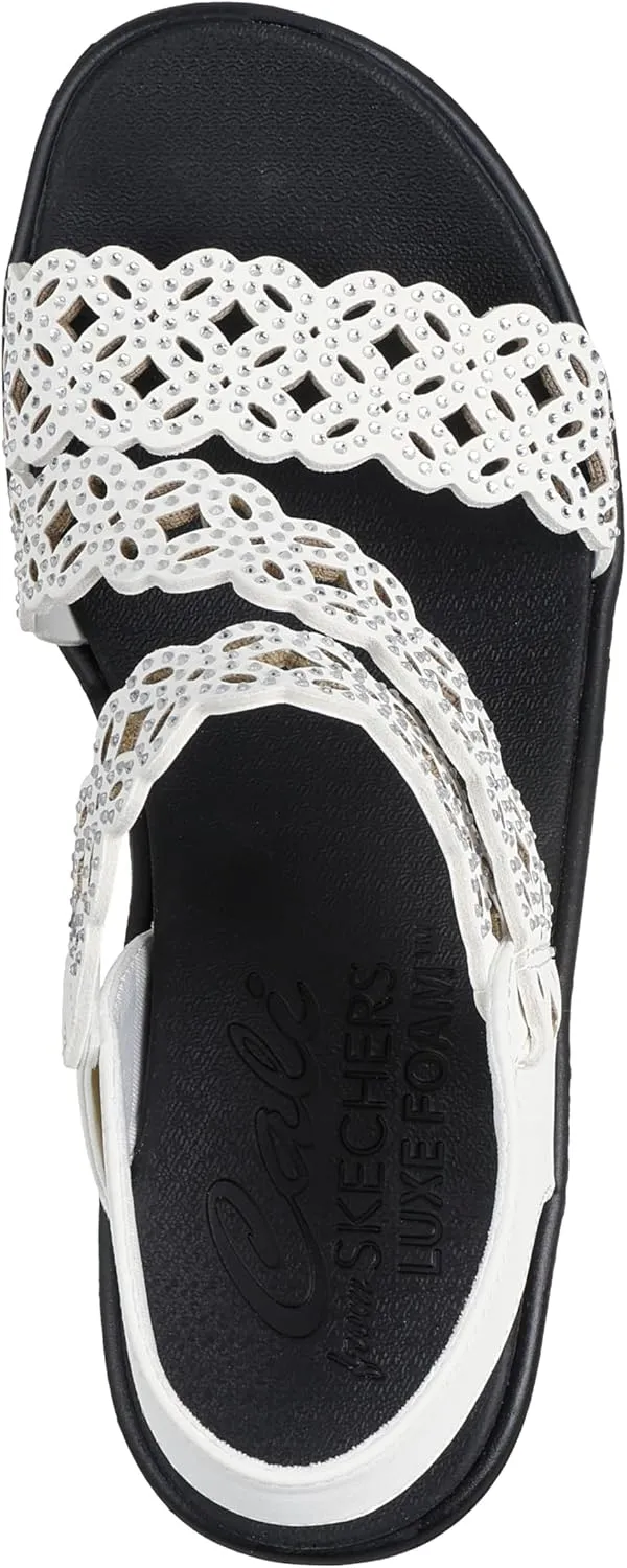 Skechers Women's Rumble on-Sassier DayZ Wedge Sandal