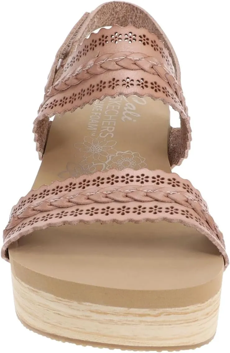 Skechers Women's Summers-Coastal Stroll Wedge Sandal