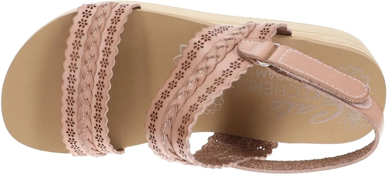 Skechers Women's Summers-Coastal Stroll Wedge Sandal