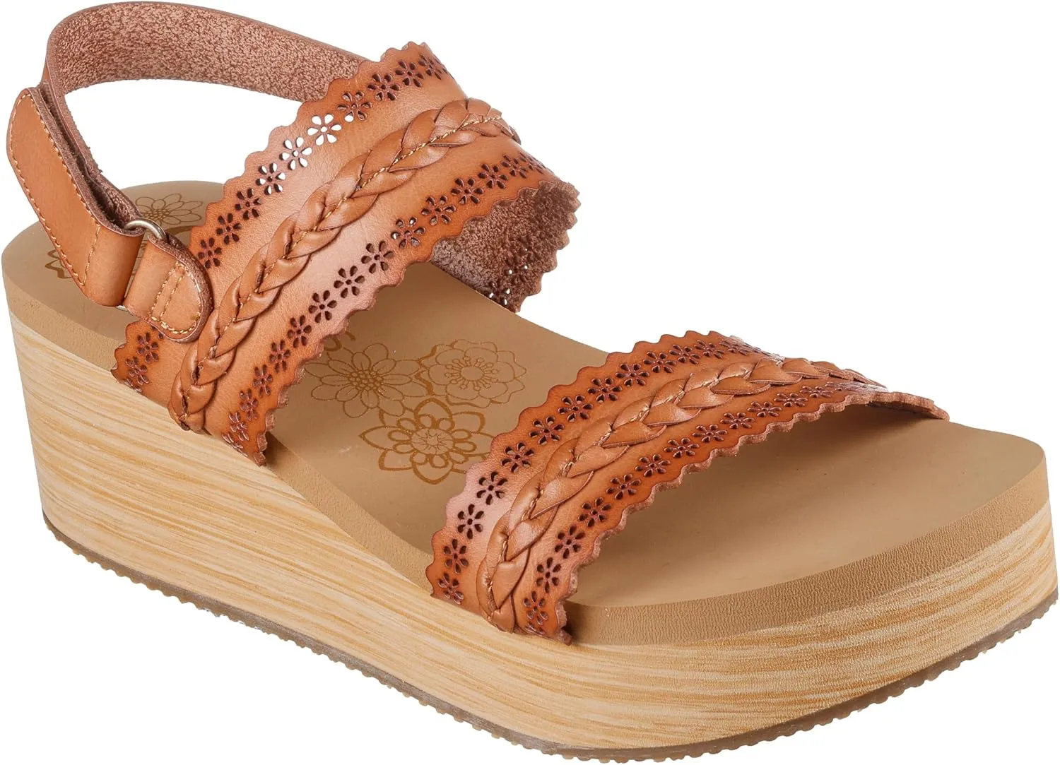 Skechers Women's Summers-Coastal Stroll Wedge Sandal