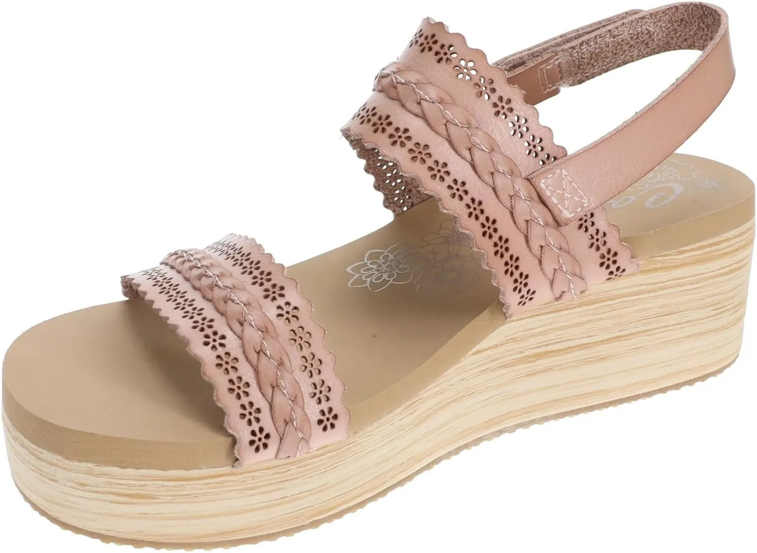 Skechers Women's Summers-Coastal Stroll Wedge Sandal
