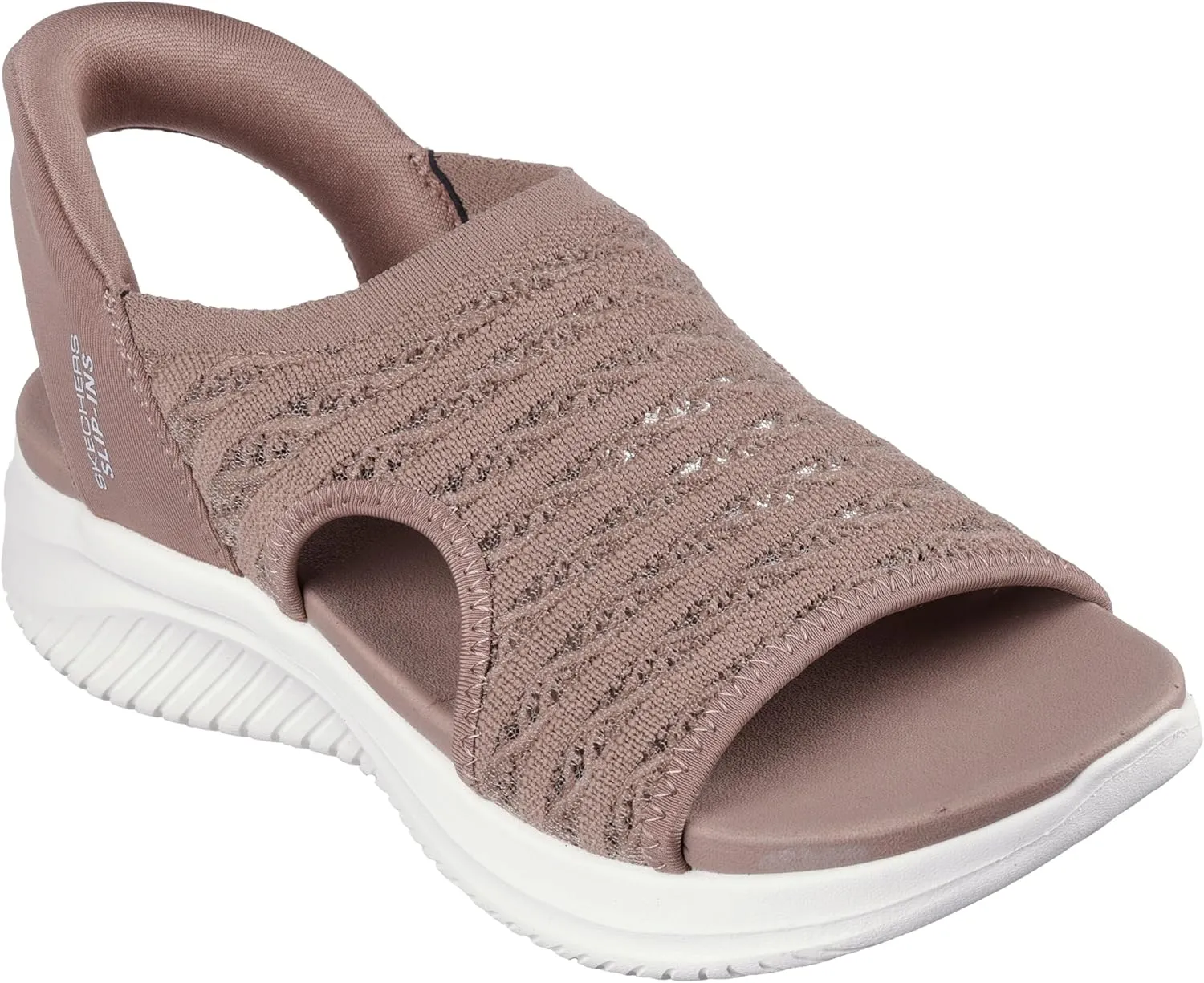 Skechers Women's Ultra Flex 3.0-Sun Warmth Hands Free Slip-ins Sandal