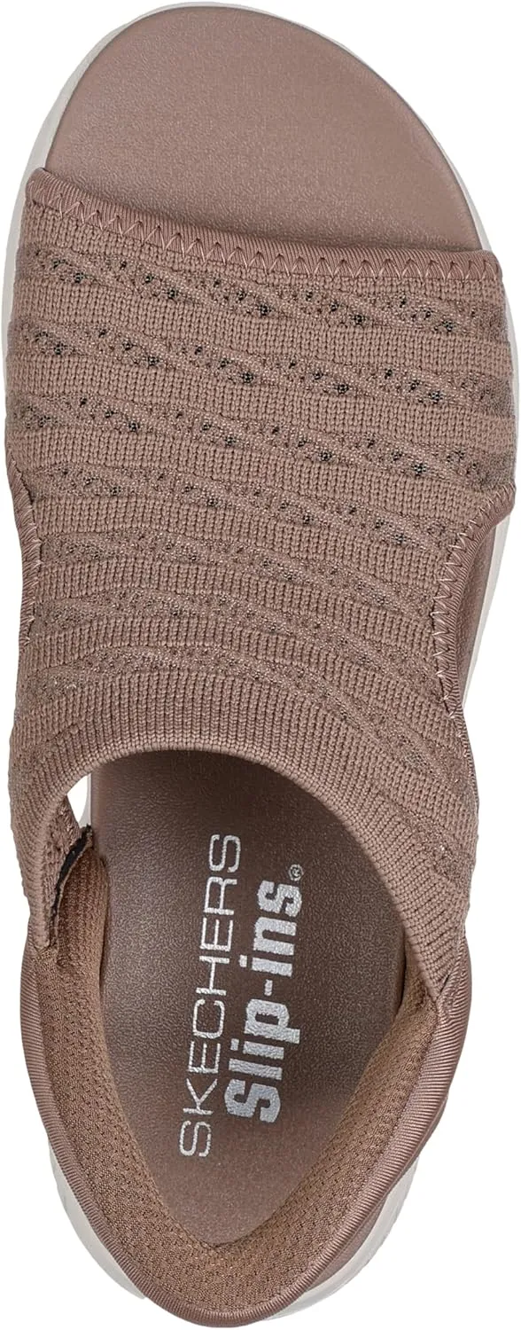 Skechers Women's Ultra Flex 3.0-Sun Warmth Hands Free Slip-ins Sandal