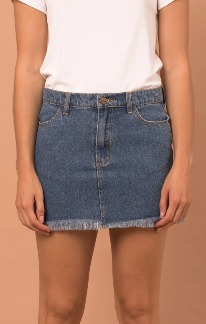 Skirt Customer-approved Coupe - Afends Denim Womens Flexible
