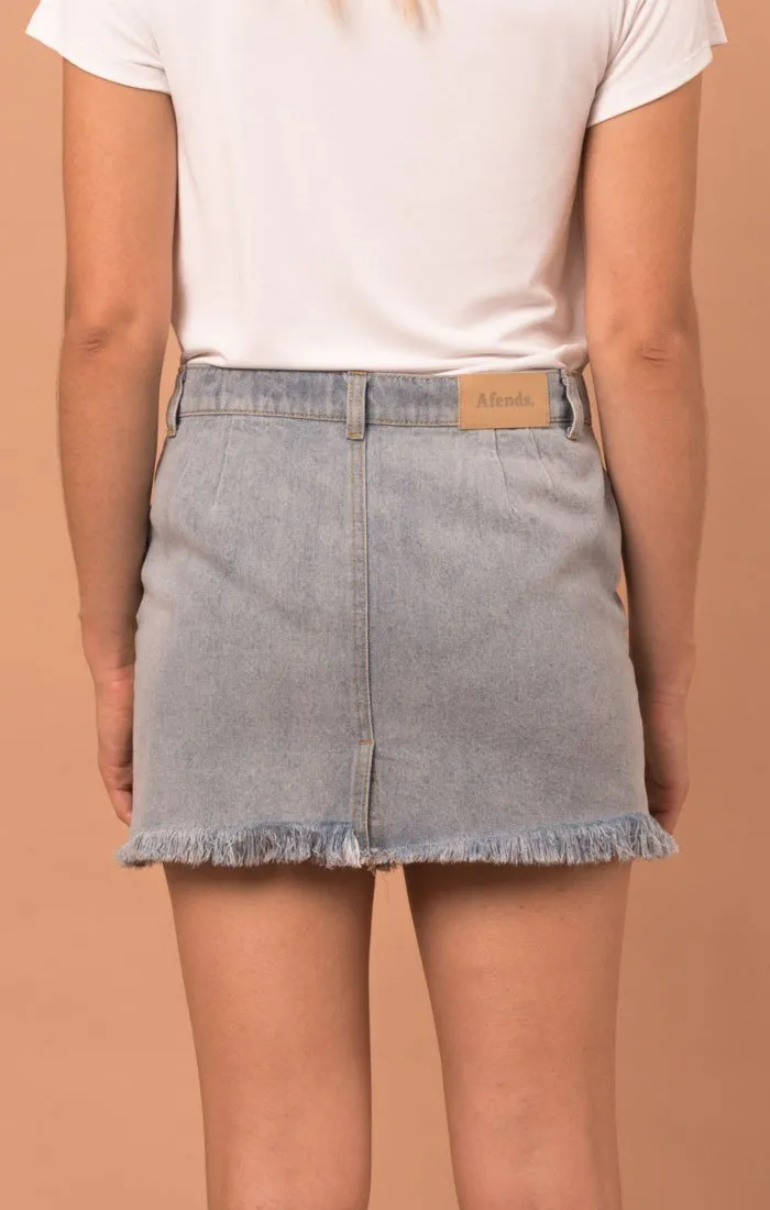 Skirt Customer-approved Coupe - Afends Denim Womens Flexible