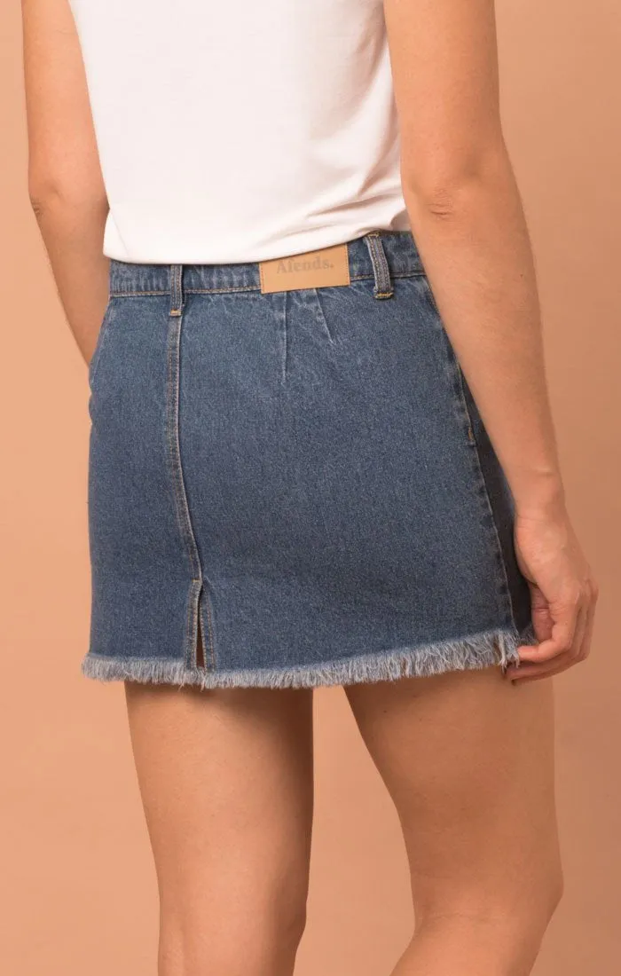 Skirt Customer-approved Coupe - Afends Denim Womens Flexible