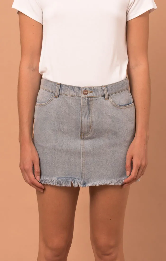 Skirt Customer-approved Coupe - Afends Denim Womens Flexible