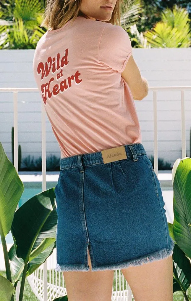 Skirt Customer-approved Coupe - Afends Denim Womens Flexible