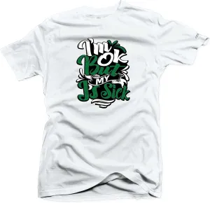 SNELOS Shirt to Match Jordan SB 4 Green Pine Match Sneaker tee