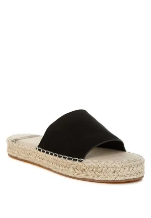 Soft Leather Espadrille Sandals
