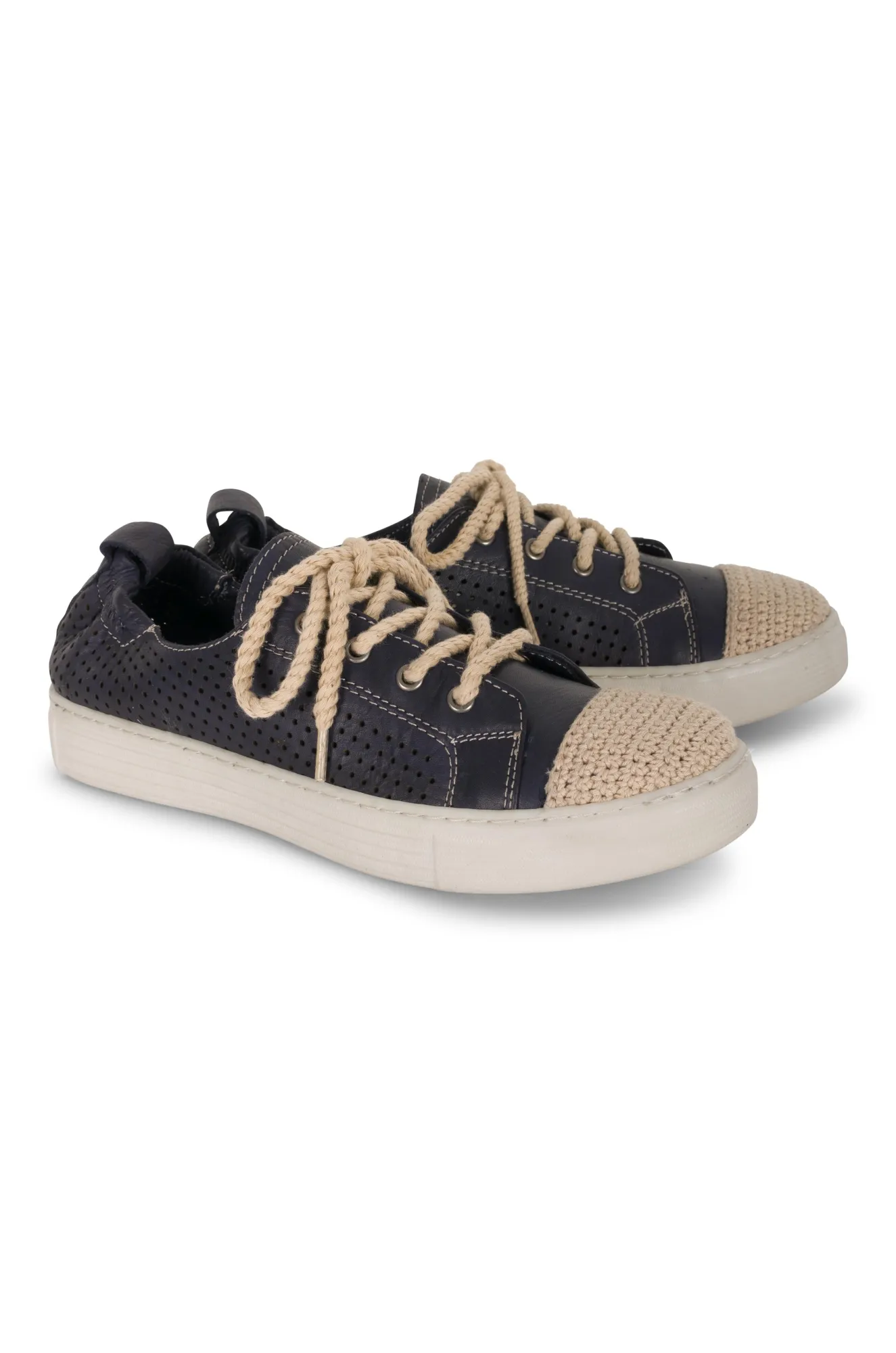 Soft Turkish Leather Sneaker | NAVY | UBER YY