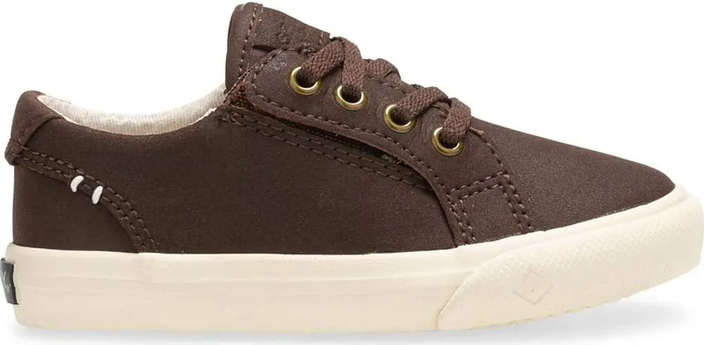 Sperry Striper 2 Lace to Toe Jr Sneaker, Brown, 9.5 W Unisex Little Kid