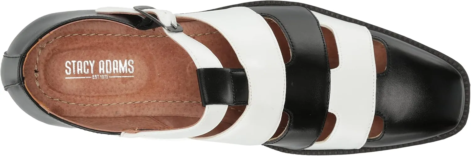 STACY ADAMS Men's Calderon City Sandal Flat
