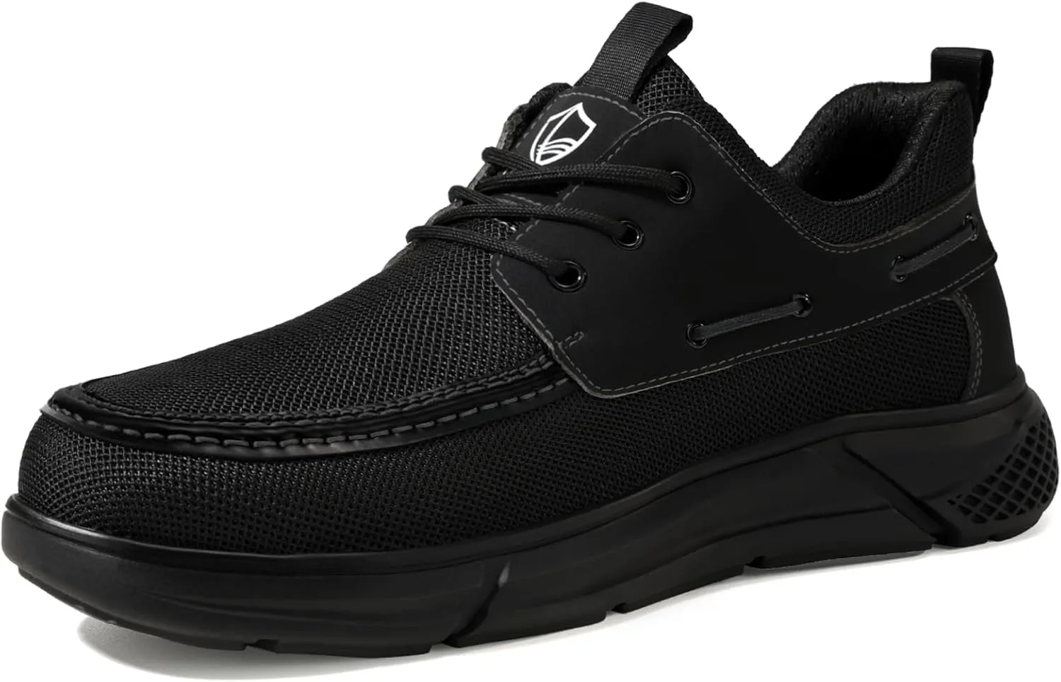 Steel Toe Shoes for Men Lightweight Work Shoes Safety Shoes Air Cushioned Steel Toe Sneakers Indestructible Steel Tennis Toe Shoes Construction Industrial Work Safety Sneakers