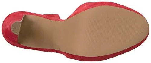 Steve Madden Amber Dress Sandal Red Suede 85 M Us
