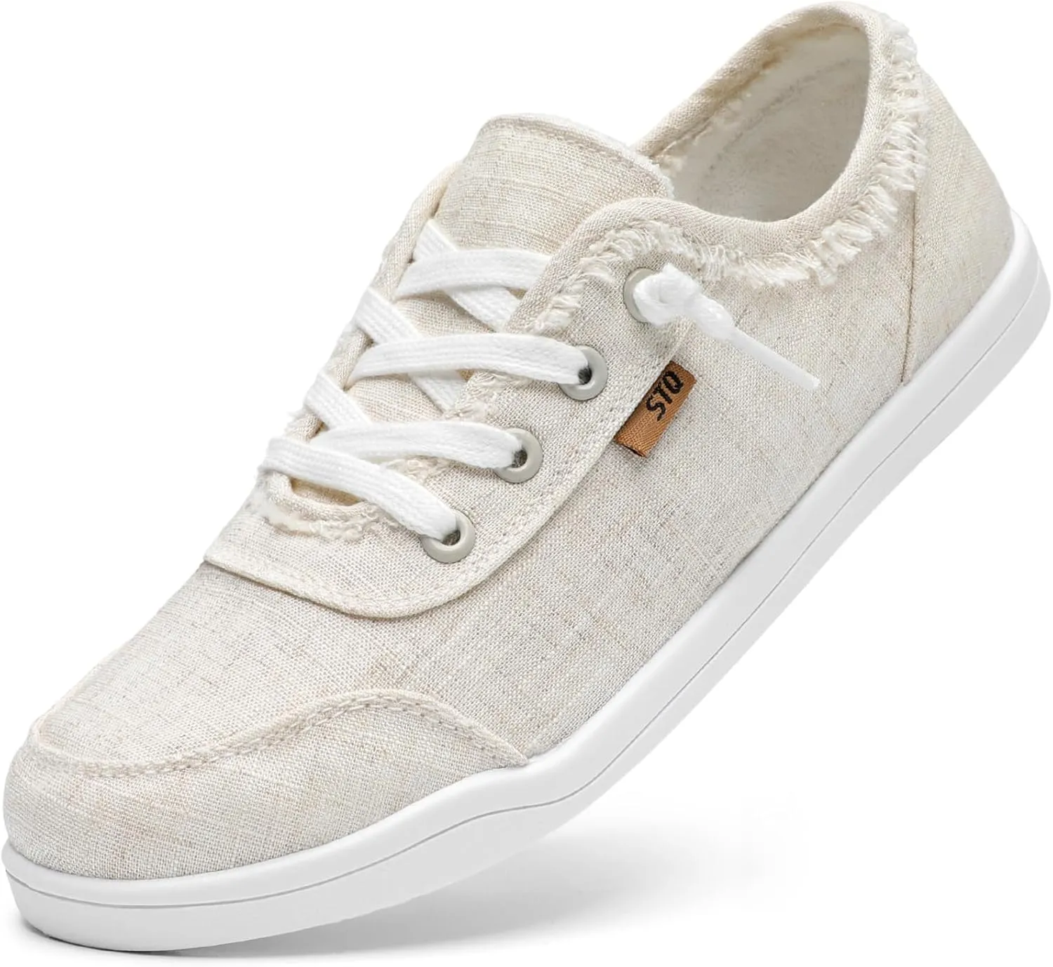 STQ Women Slip On Shoeswith Orthopedic Insole Low Top Classic Fashion Canvas Sneakers | Plantar Fasciitis Shoes