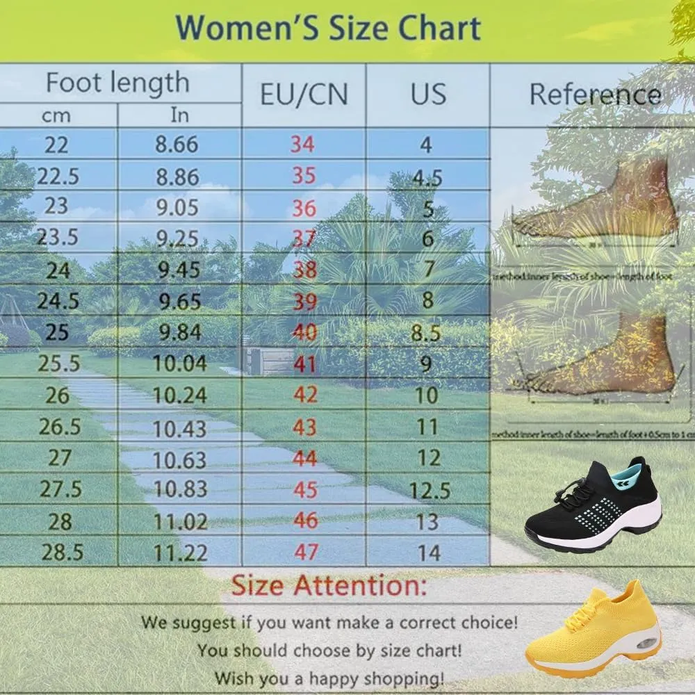Stretch Cushion Slip-On Walking Shoes for Women - Breathable Arch Support Sneakers for Plantar Fasciitis, Lightweight Sock-Style Fashion Shoes
