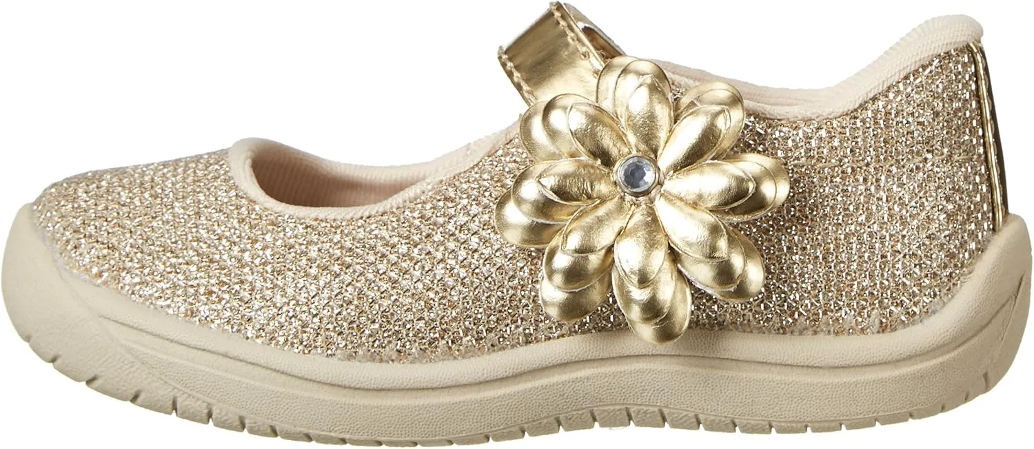 Stride Rite Haylie Mary Jane (Toddler/Little Kid), Silver, 8 Toddler