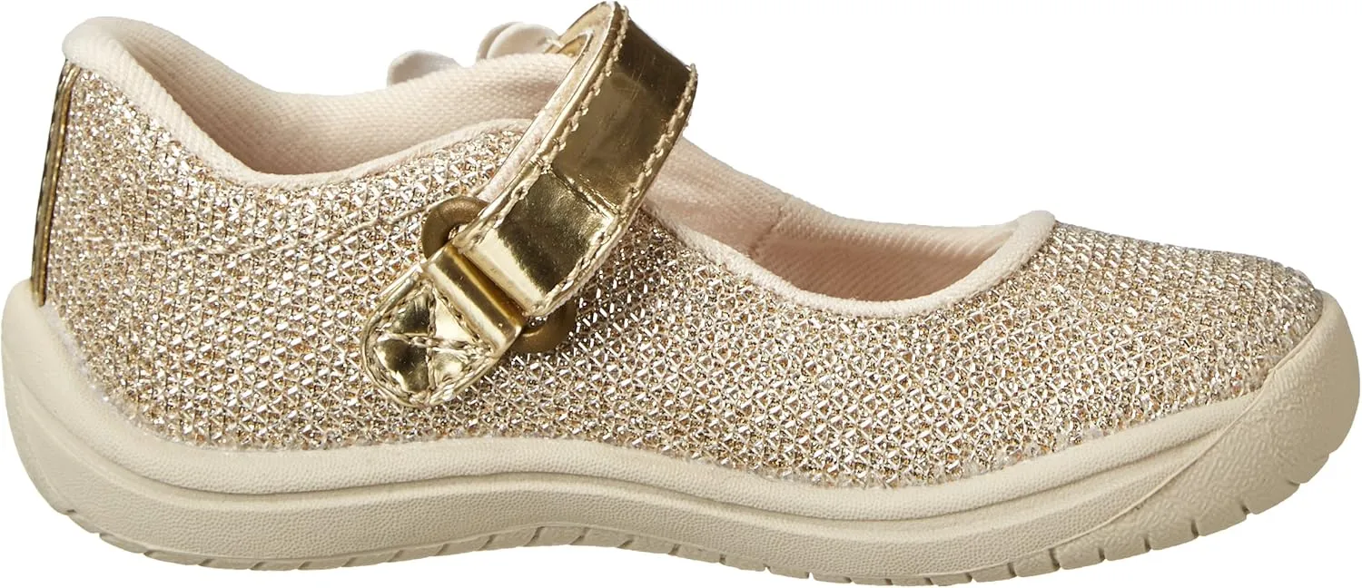 Stride Rite Haylie Mary Jane (Toddler/Little Kid), Silver, 8 Toddler
