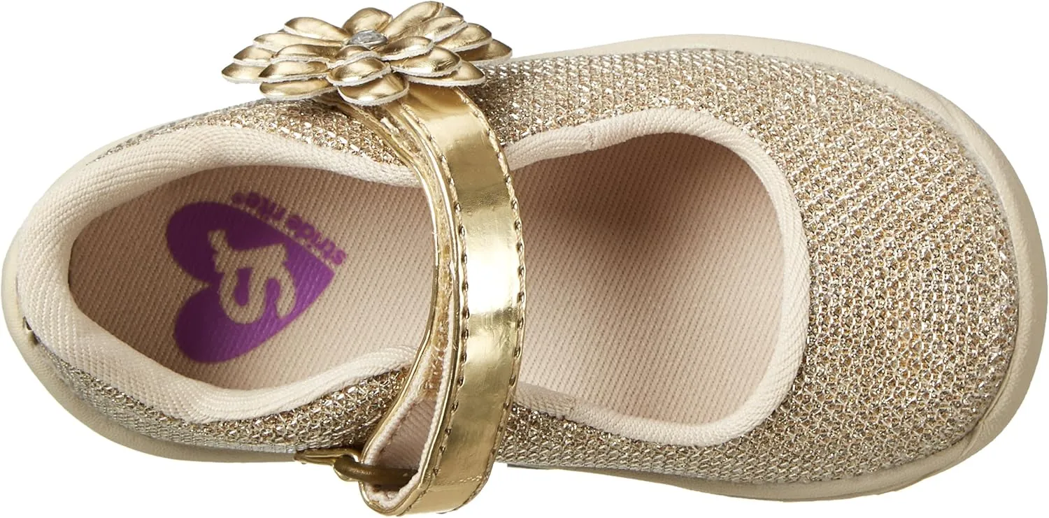 Stride Rite Haylie Mary Jane (Toddler/Little Kid), Silver, 8 Toddler