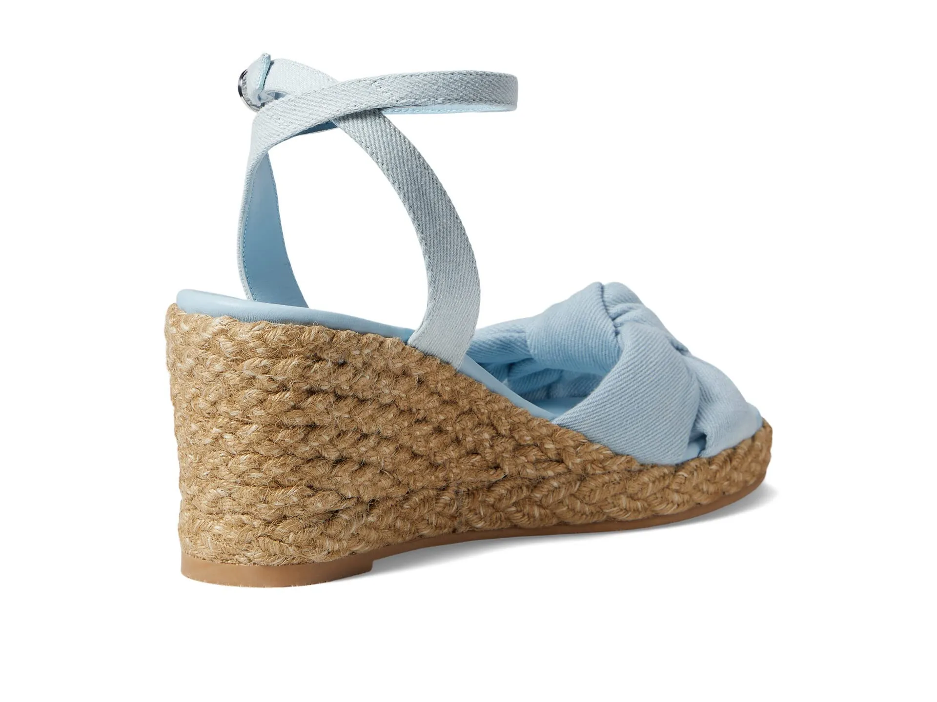 Stuart Weitzman Playa Espadrille Knot Wedge Light/Natural 6 B