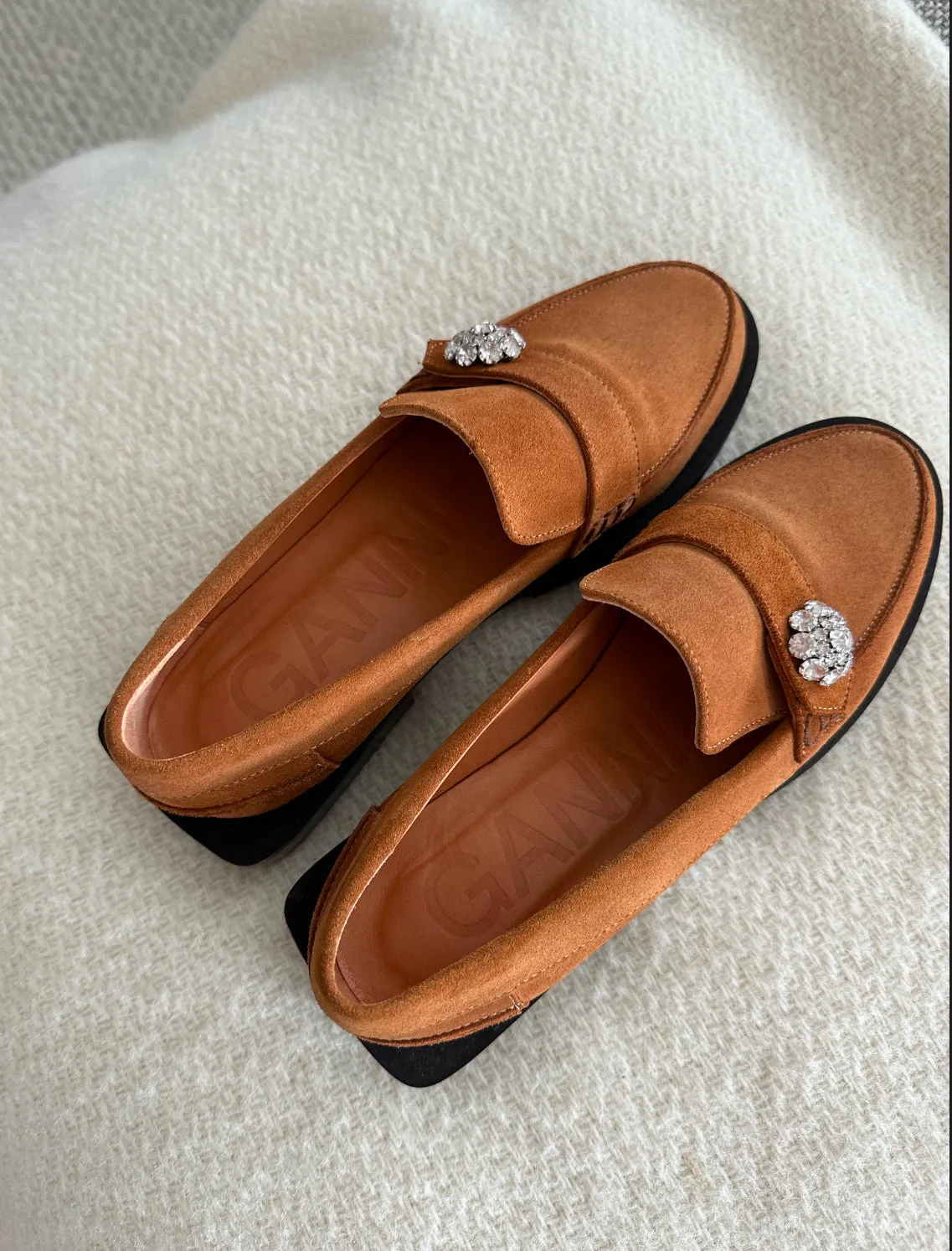 Suede Loafers Size 37