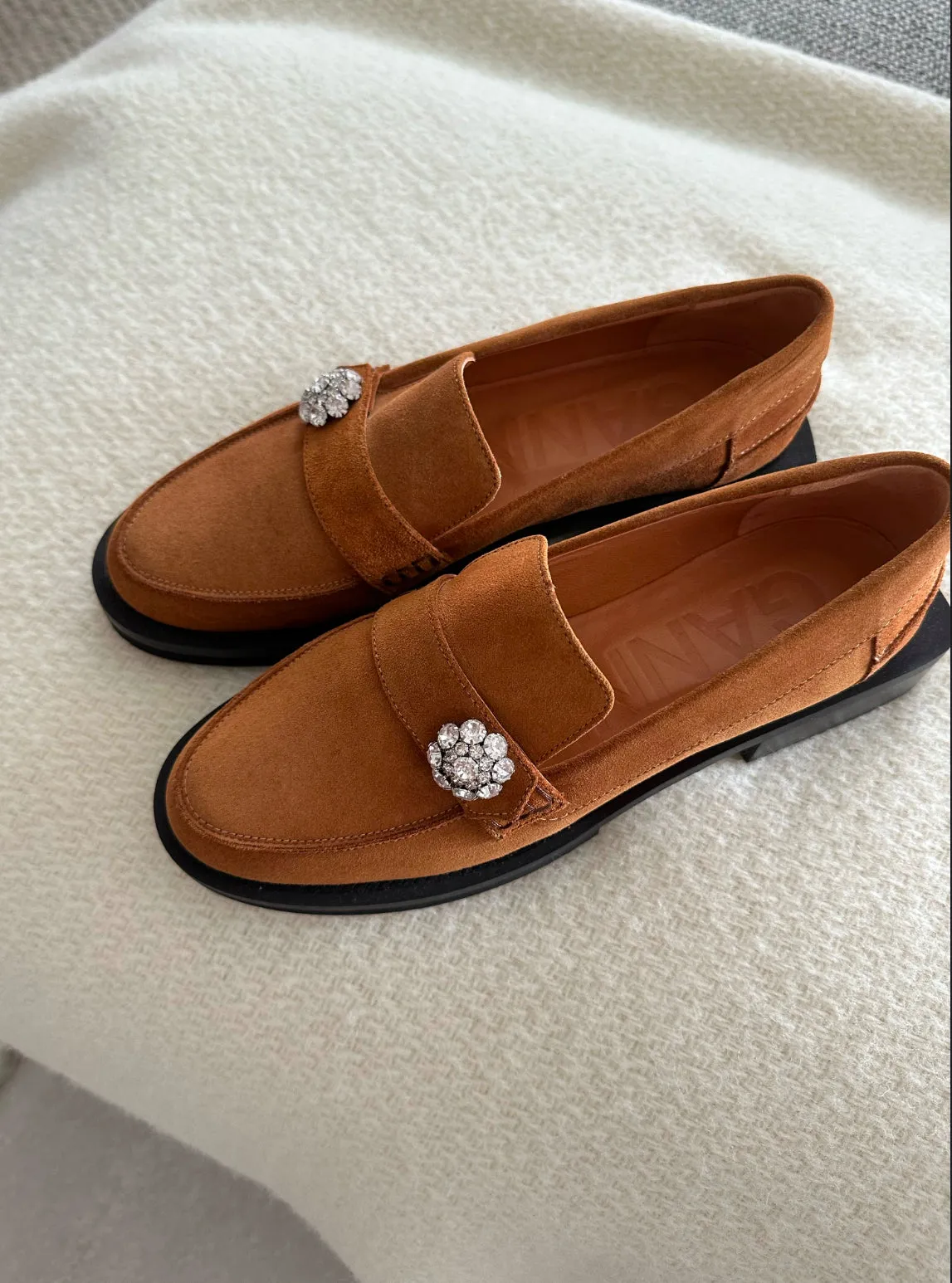 Suede Loafers Size 37