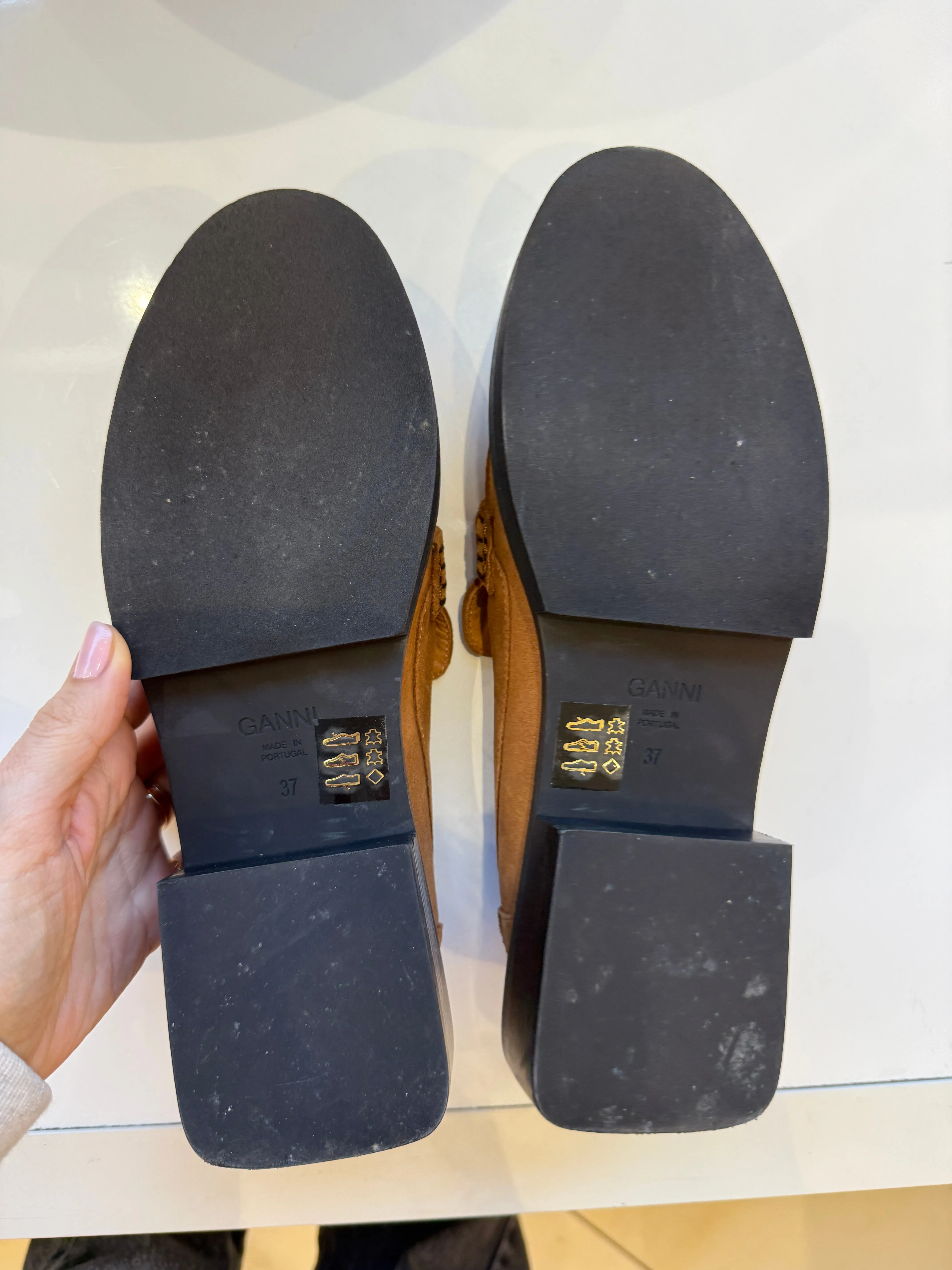 Suede Loafers Size 37