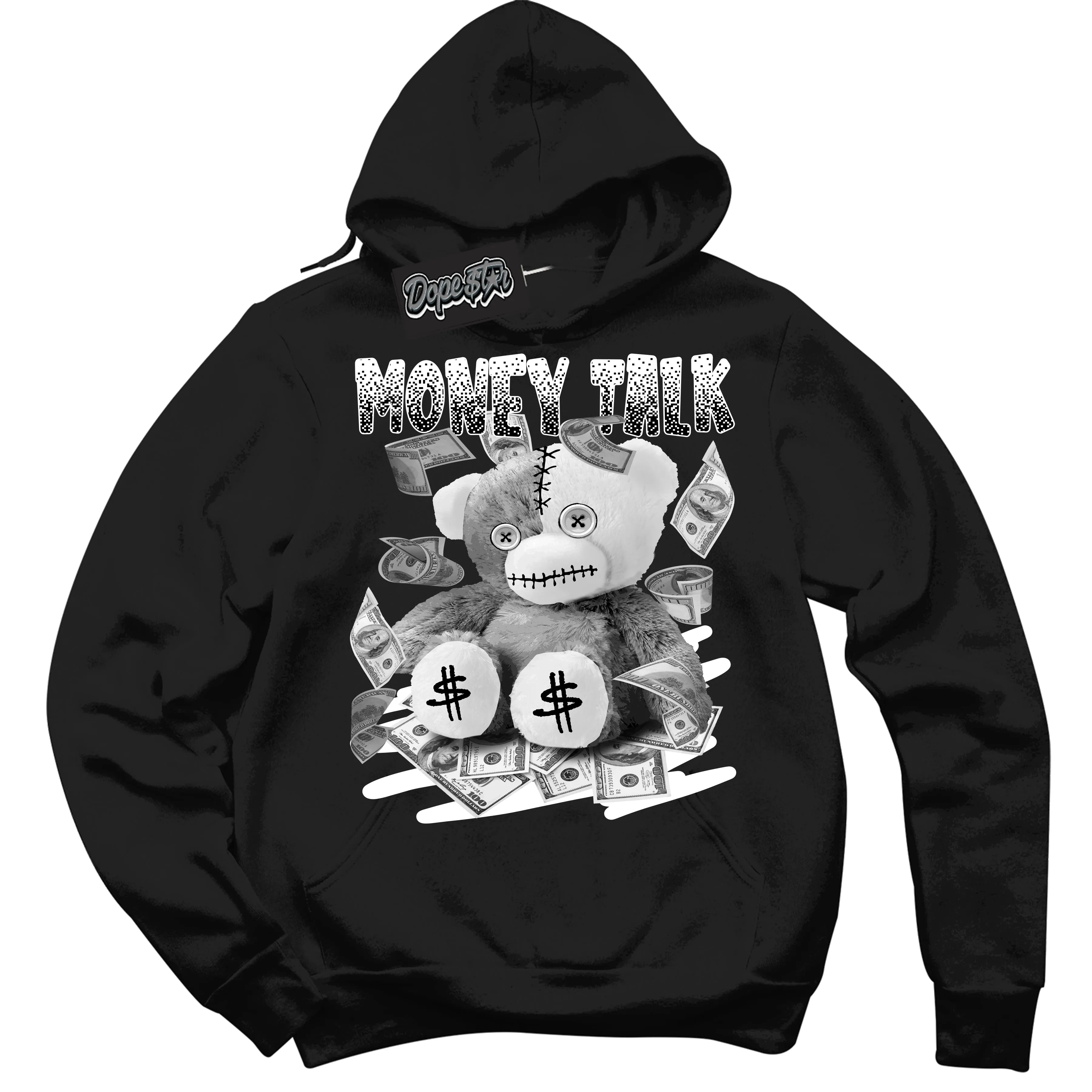 Suede Panda Dunk Sneaker Hoodie Money Talk Bear Graphic